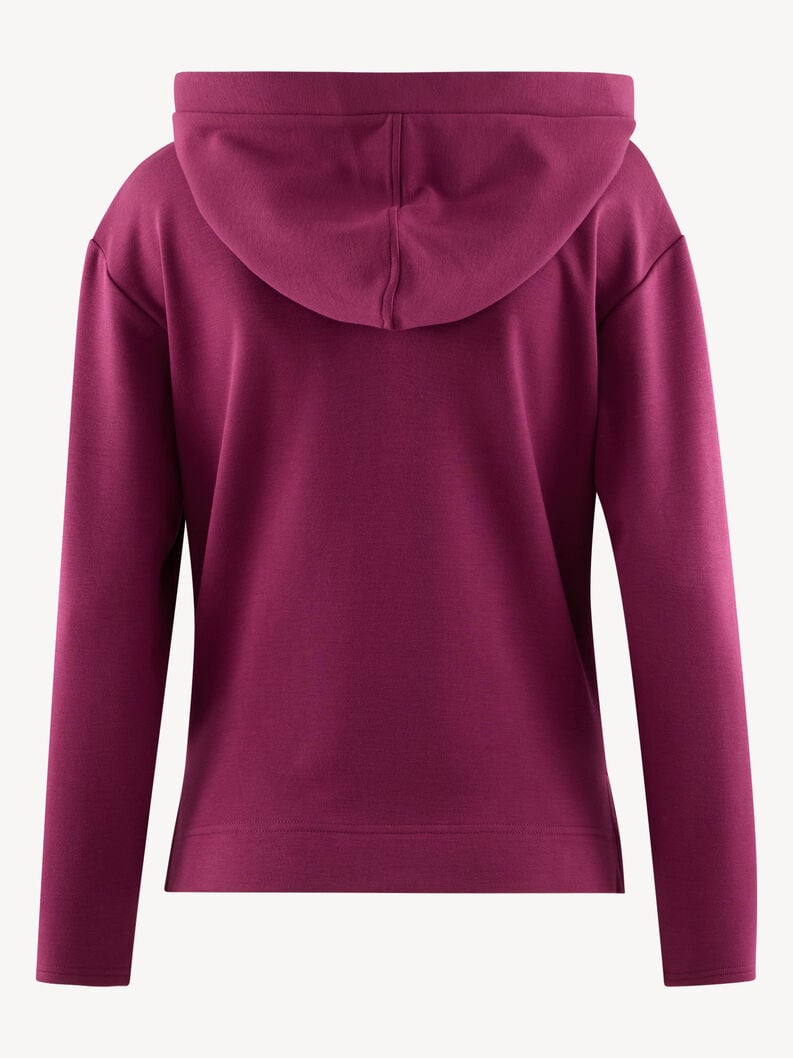 sweat à capuche - rouge taw0917-30065 acheter tamaris pull cardigans en ligne